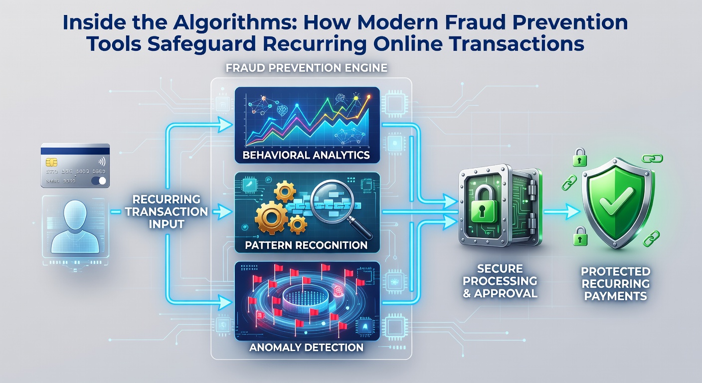 Illustration of machine learning models monitoring subscription billing flows and identifying suspicious patterns in merchant transactions
