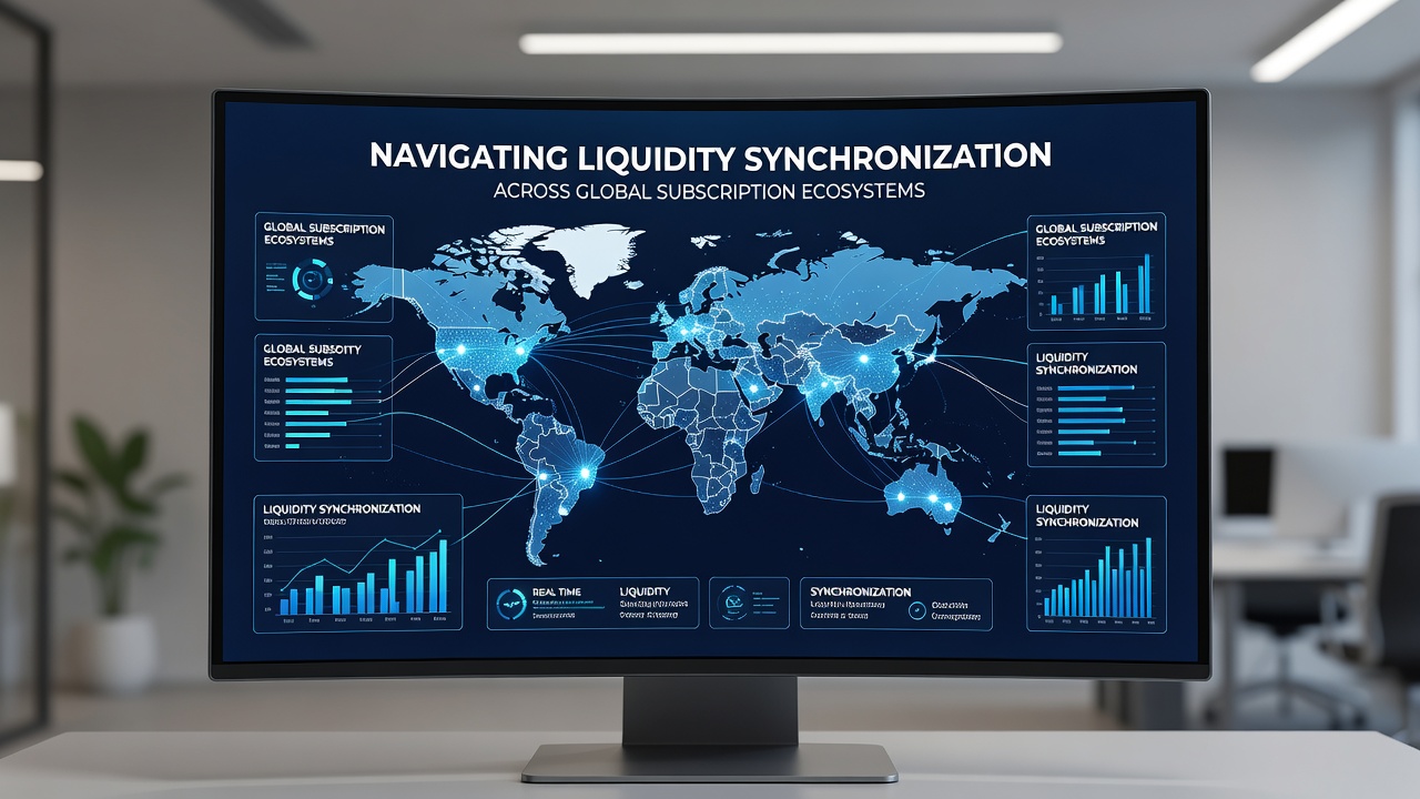 Dashboard interface showing real-time liquidity metrics for international subscription services