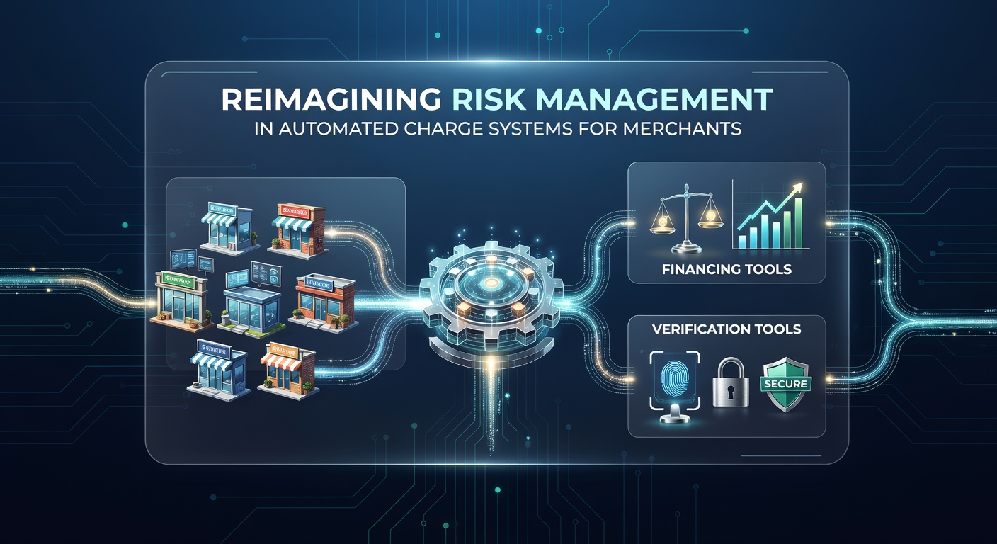 Merchants reviewing automated charge system dashboards with integrated verification tools on multiple screens